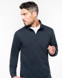 Sweater KARIBAN Sweater met ritskraag voor bedrukking &amp; borduring