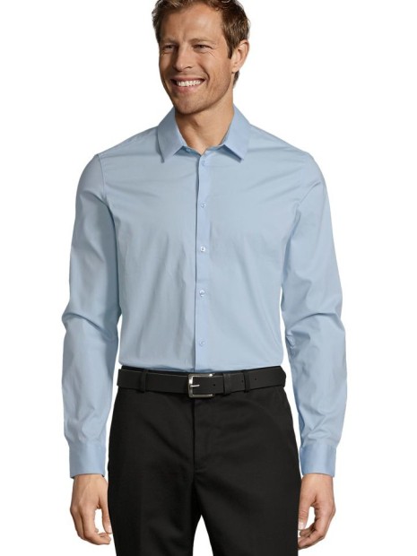 Chemises à personnaliser SOL'S Blake Men bleu clair