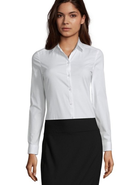 Chemises à personnaliser SOL'S Blake Women blanc