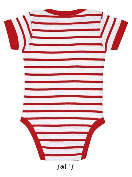 T-Shirts à personnaliser SOL'S Miles Baby blanc/rouge