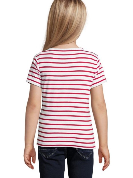 T-Shirts à personnaliser SOL'S Miles Kids blanc/rouge
