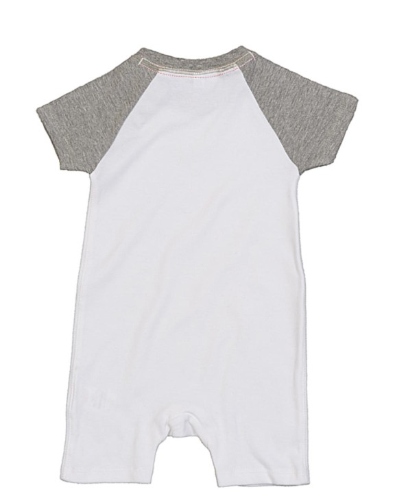 Article bébé personnalisable BABYBUGZ Baby Baseball Playsuit