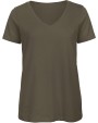 B&C Ladies' Organic Inspire Cotton V-neck T-shirt T-Shirt personalisierbar