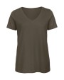 B&C Ladies' Organic Inspire Cotton V-neck T-shirt T-Shirt personalisierbar