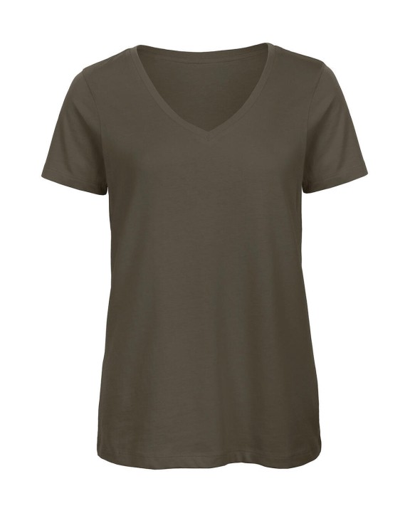 B&C Ladies' Organic Inspire Cotton V-neck T-shirt T-Shirt personalisierbar