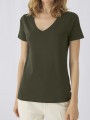 T-Shirts à personnaliser B&C T-shirt Organic Inspire col V Femme 