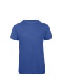 B&C T-shirt Triblend col rond Homme heather royal blue personnalisable