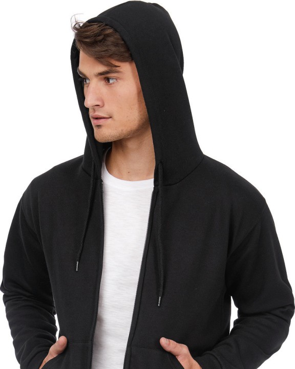 Sweater B&C ID.205 Hooded Full Zip Sweatshirt voor bedrukking &amp; borduring
