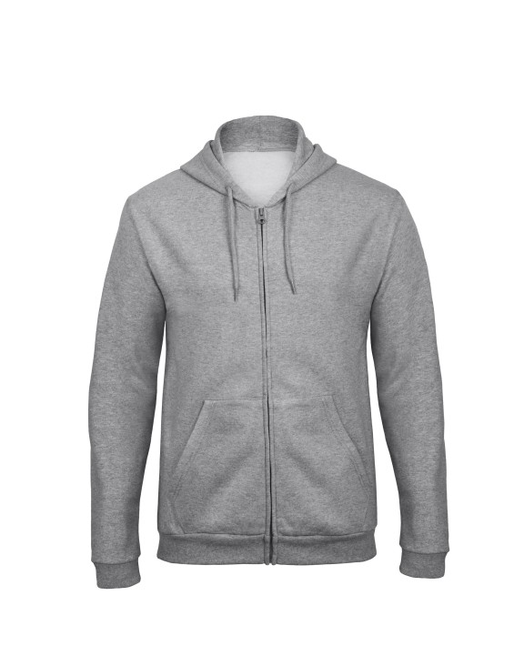 Sweater B&C ID.205 Hooded Full Zip Sweatshirt voor bedrukking &amp; borduring