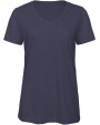T-shirt B&C TriBlend V-neck TEE / Woman voor bedrukking &amp; borduring