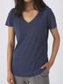 T-Shirts à personnaliser B&C T-shirt Triblend col V Femme 