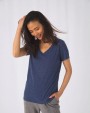 T-shirt B&C TriBlend V-neck TEE / Woman voor bedrukking &amp; borduring