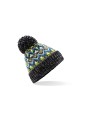 BEECHFIELD BLIZZARD BOBBLE BEANIE liquorice zing personnalisable