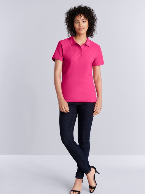 Polos à personnaliser GILDAN Polo Femme Softstyle Double Piqué 