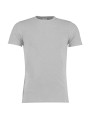 KUSTOM KIT Fashion Fit Superwash® 60º Tee gris clair marl personnalisable