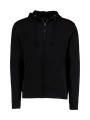 KUSTOM KIT Regular Fit Zipped Hoodie Superwash® 60º noir personnalisable