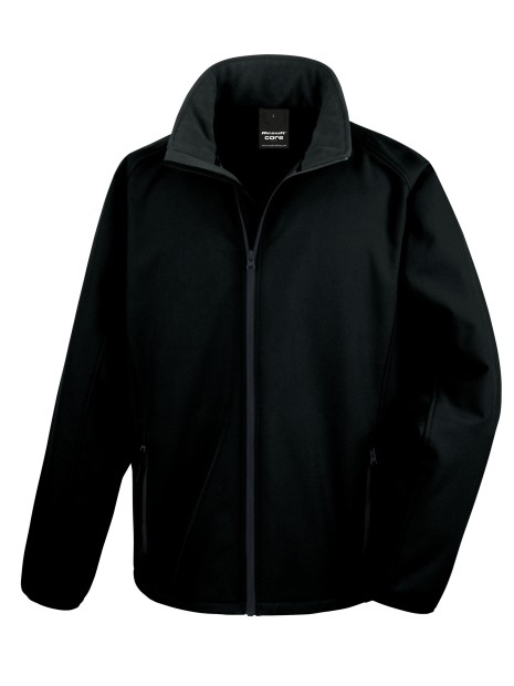 RESULT Veste softshell 3 en 1 noir personnalisable