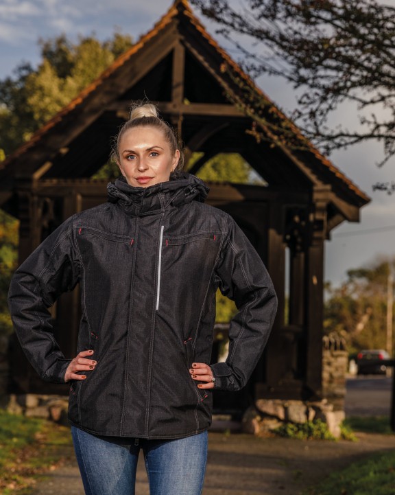 Veste personnalisable RESULT Parka robuste "effet denim"