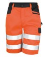 RESULT Short cargo de sécurité flo orange personnalisable