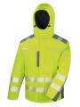 RESULT Manteau softshell dynamique fluorescent yellow personnalisable