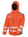 RESULT Manteau softshell dynamique flo orange personnalisable