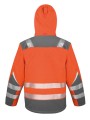 RESULT Manteau softshell dynamique flo orange personnalisable