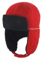 RESULT Chapeau Ocean Trapper rouge/noir personnalisable