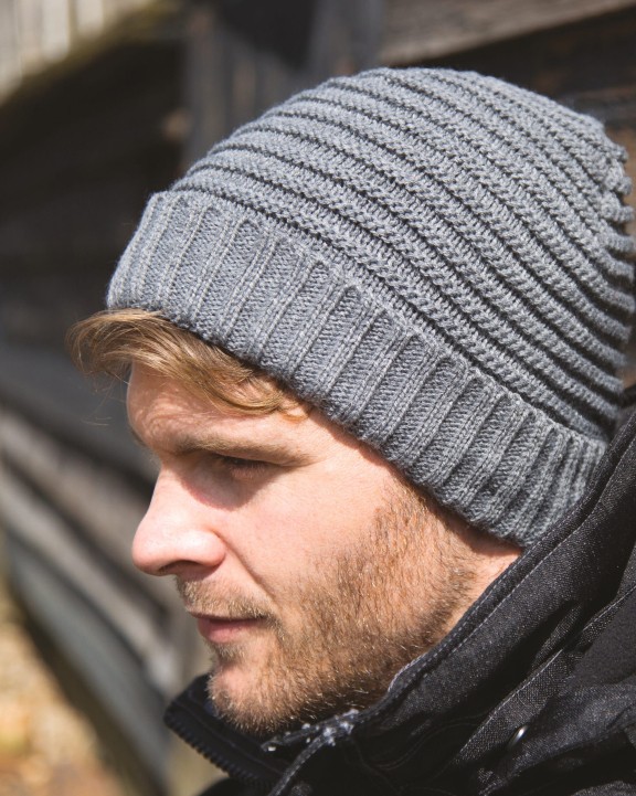 RESULT Braided knit hat Mütze, Schal & Handschuh personalisierbar