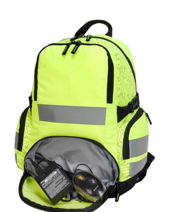 SHUGON London Hi-Vis Backpack  Tasche personalisierbar