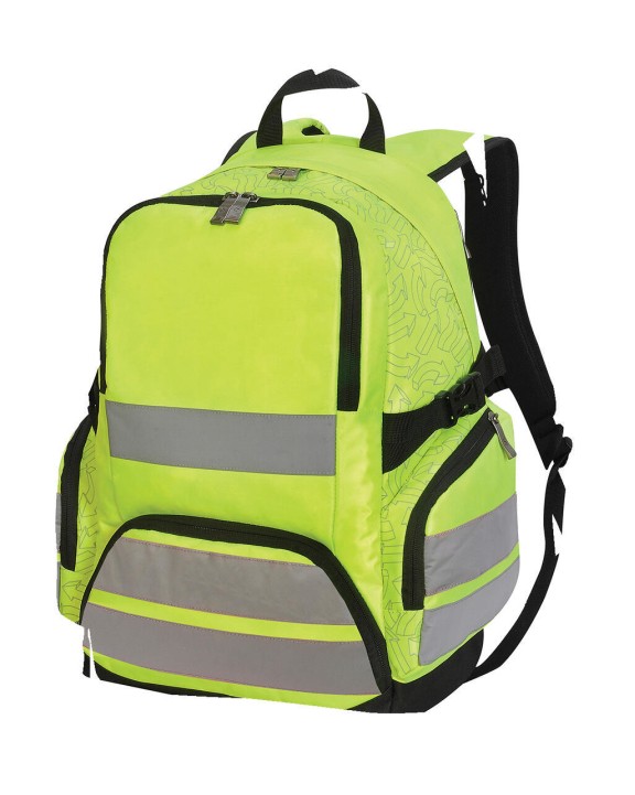 SHUGON London Hi-Vis Backpack  Tasche personalisierbar