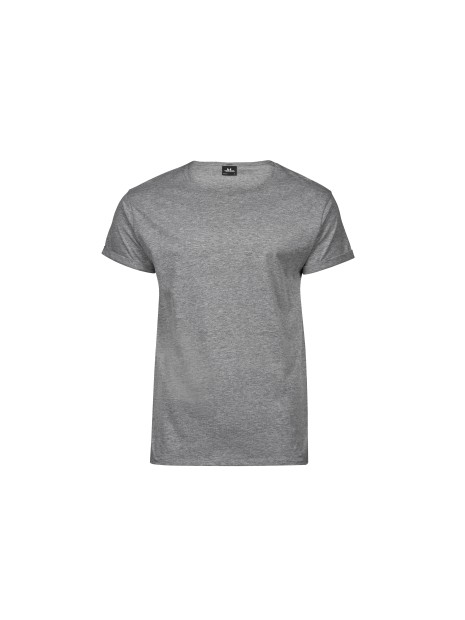 TEE JAYS ROLL-UP TEE heather grey personnalisable