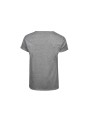 TEE JAYS ROLL-UP TEE heather grey personnalisable
