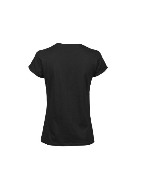 TEE JAYS WOMENS ROLL-UP TEE noir personnalisable
