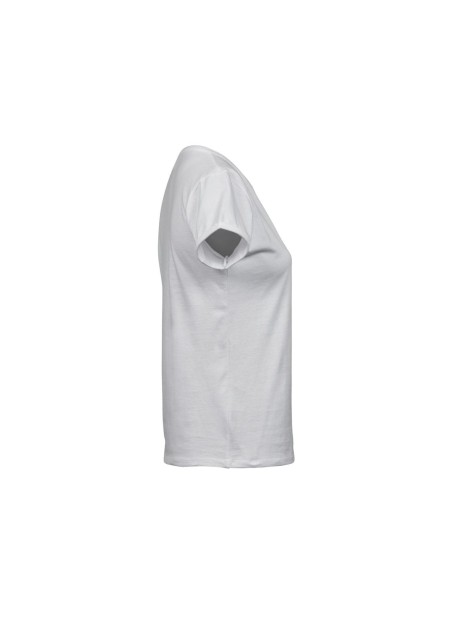 TEE JAYS WOMENS ROLL-UP TEE blanc personnalisable