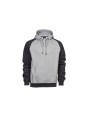 TEE JAYS TWO-TONE  HOODED SWEATSHIRT heather/dark grey personnalisable
