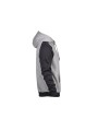 TEE JAYS TWO-TONE  HOODED SWEATSHIRT heather/dark grey personnalisable