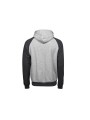 TEE JAYS TWO-TONE  HOODED SWEATSHIRT heather/dark grey personnalisable