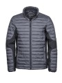 TEE JAYS CROSSOVER JACKET space grey/black personnalisable
