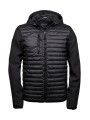 TEE JAYS HOODED CROSSOVER JACKET noir personnalisable