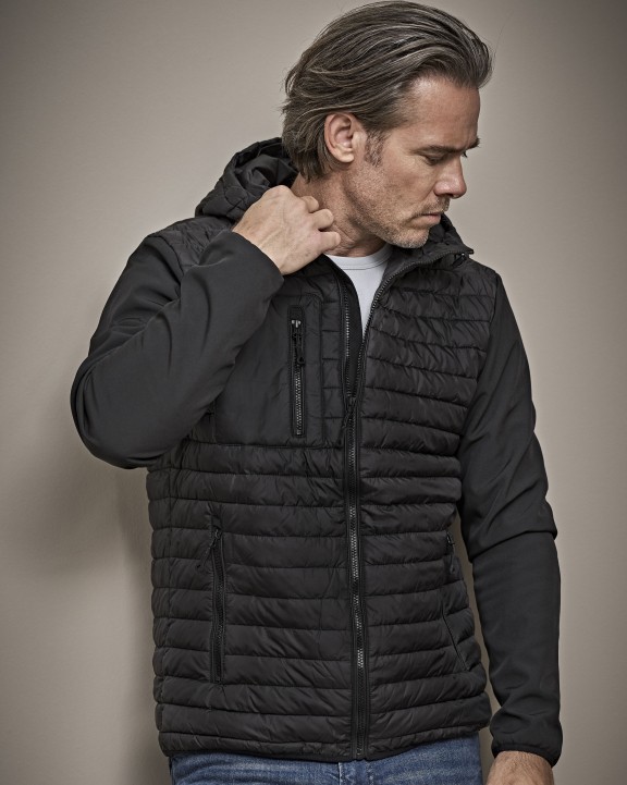 TEE JAYS HOODED CROSSOVER JACKET Jacke personalisierbar