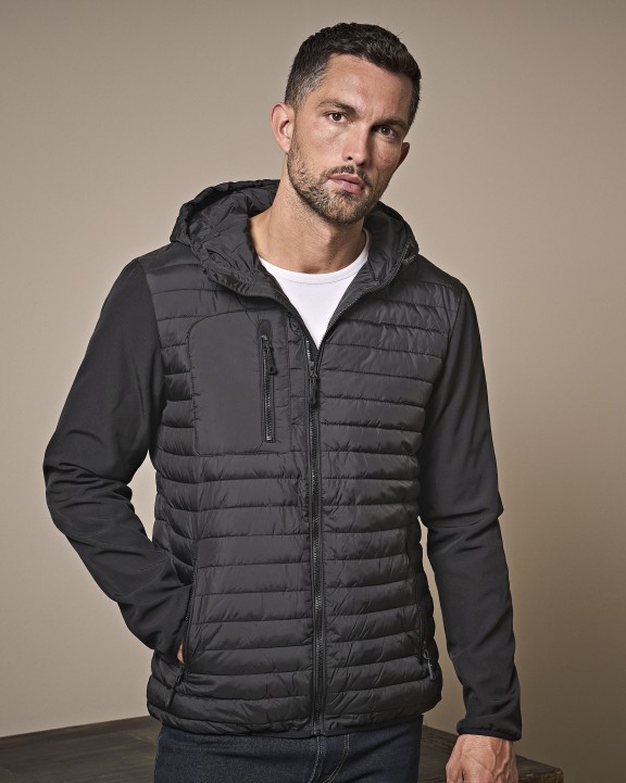Jas TEE JAYS HOODED CROSSOVER JACKET voor bedrukking &amp; borduring