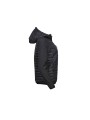 TEE JAYS WOMENS HOODED CROSSOVER JACKET noir/noir personnalisable