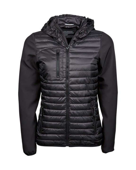 TEE JAYS WOMENS HOODED CROSSOVER JACKET Jacke personalisierbar