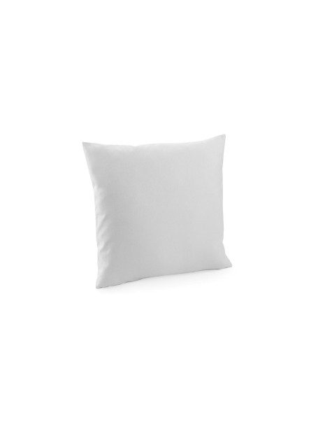 WESTFORDMILL FAIRTRADE COTTON CANVAS CUSHION COVER gris clair personnalisable
