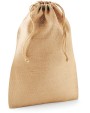 WESTFORDMILL Jute Tasche mit Kordeln Tasche personalisierbar