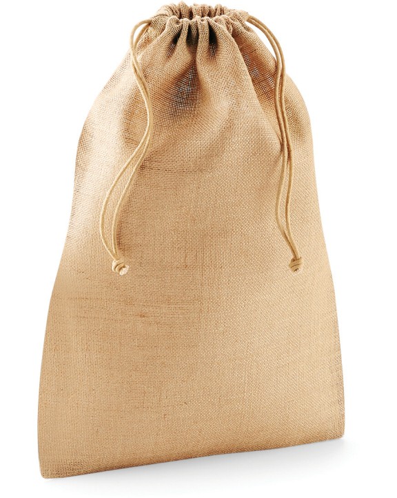 WESTFORDMILL Jute Tasche mit Kordeln Tasche personalisierbar