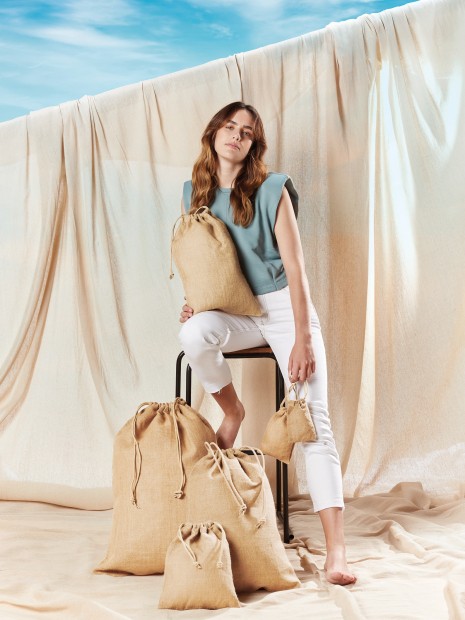 Sacs & Bagagerie à personnaliser WESTFORDMILL Sac à cordelette en jute 
