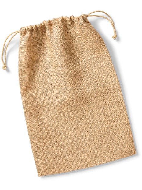 WESTFORDMILL Sac à cordelette en jute naturel personnalisable
