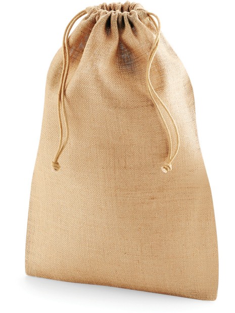 WESTFORDMILL Sac à cordelette en jute naturel personnalisable