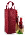 Tas & zak WESTFORDMILL SHIMMER JUTE BOTTLE BAG voor bedrukking &amp; borduring